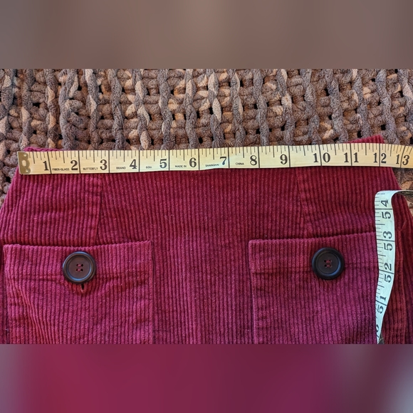 Clayton - Quinn skirt in Burgundy, size XS - Picture 5 of 10